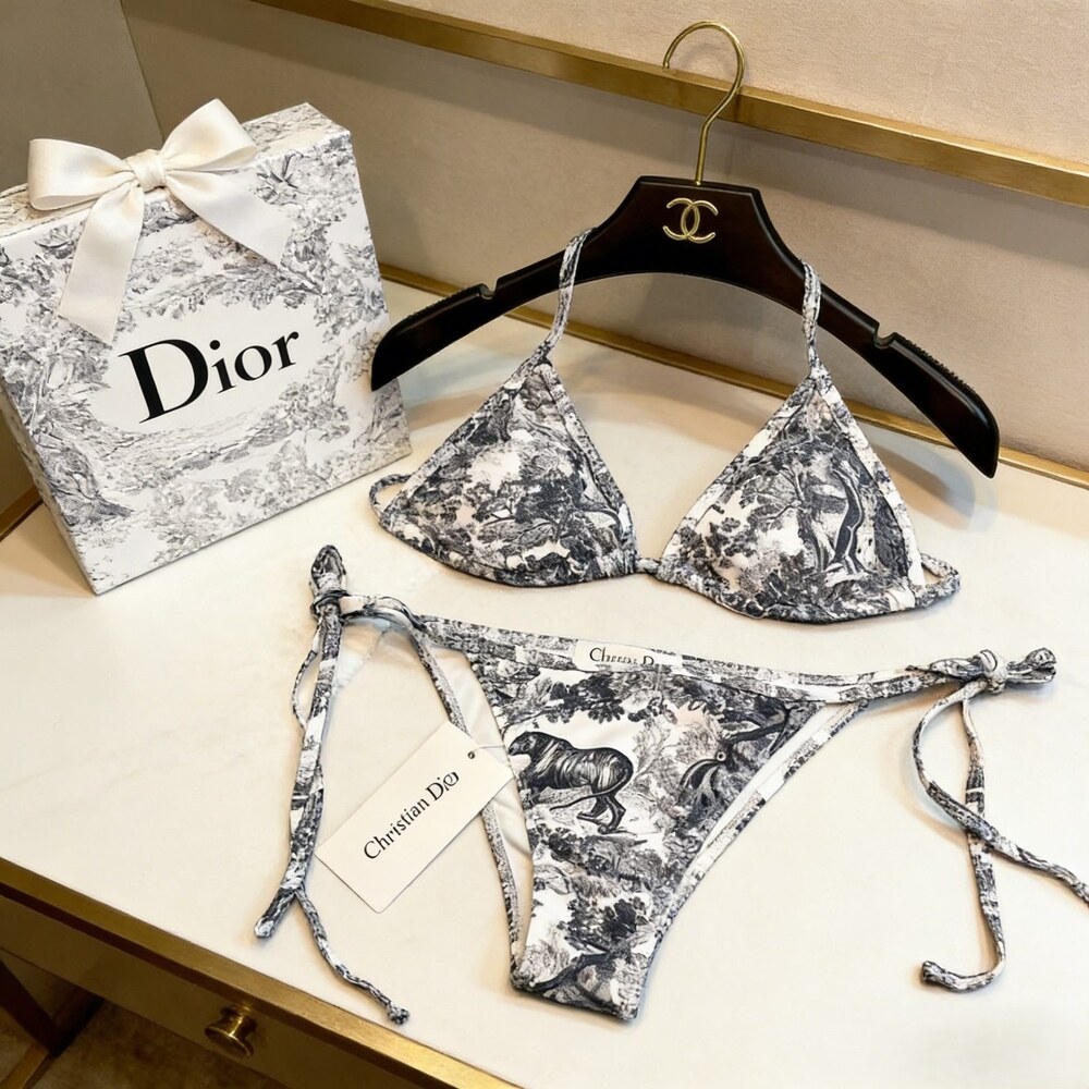 Dior Grey de Triangle Bikini - Picture 6 of 6